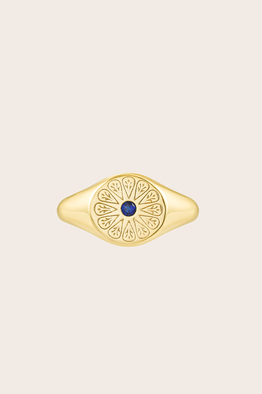 September Birthstone Signet Ring September Birthstone Signet Ring