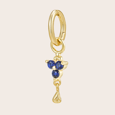 Birthstone Charm Gold