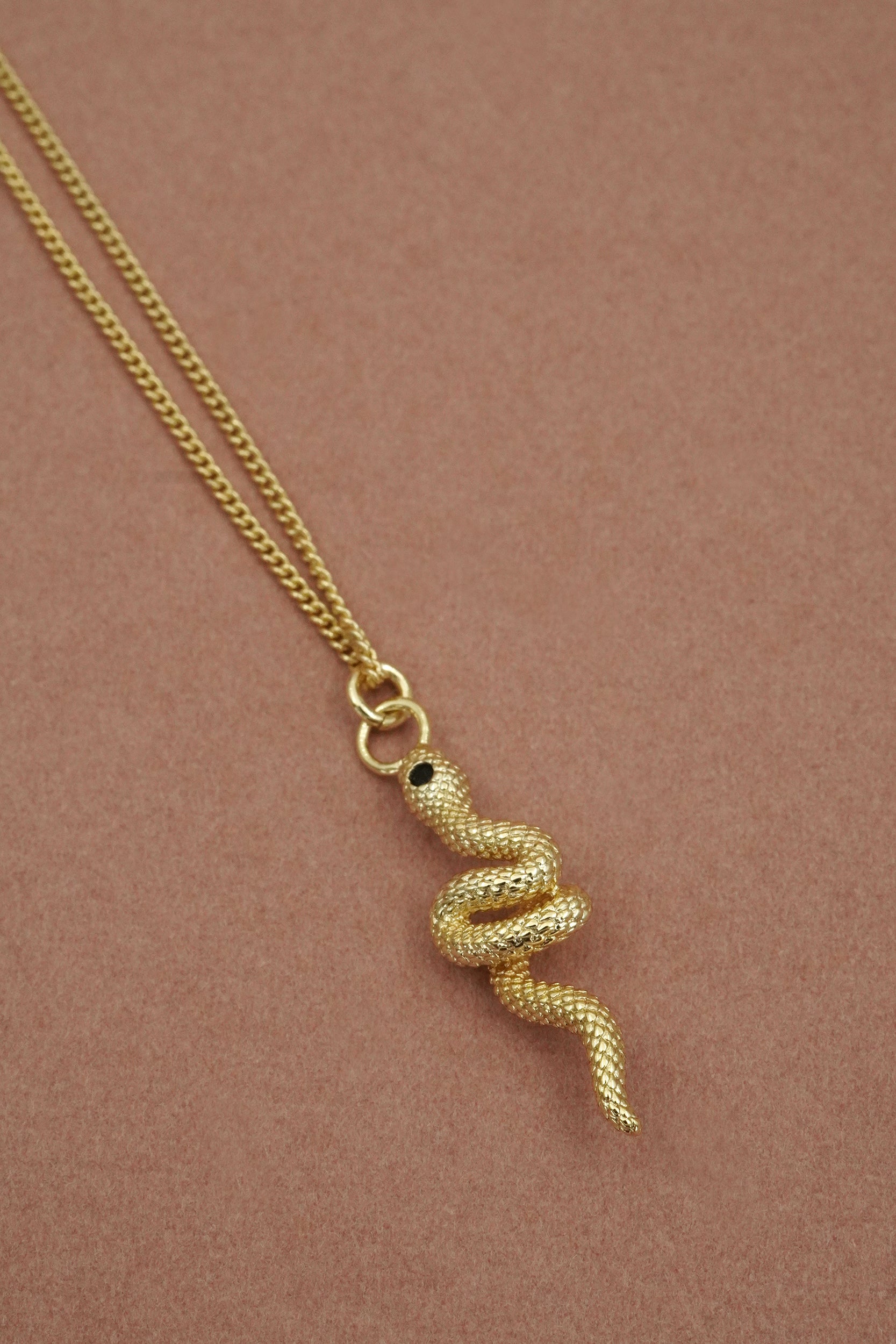 Sacred Serpent Necklace - Gold