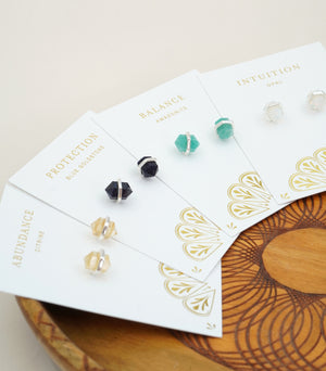 Protection Intention Studs - Silver