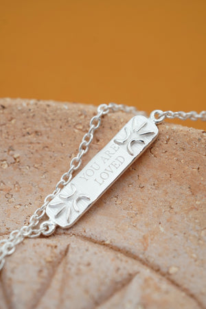 You Are Loved Necklace - Silver