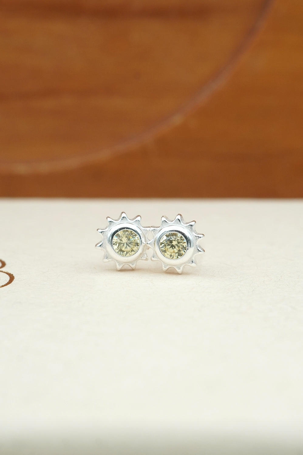 Life Force Sun Studs - Silver