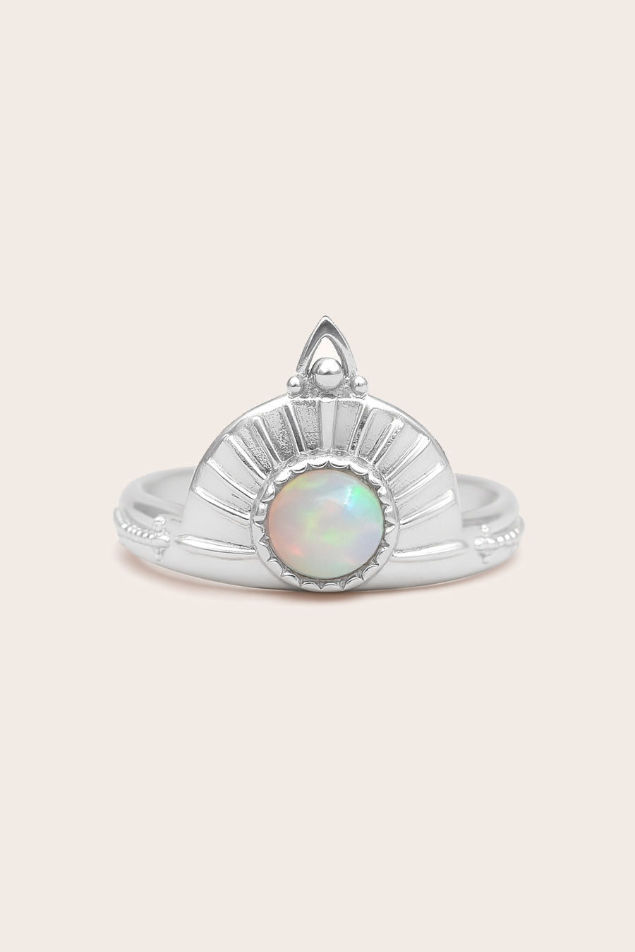 Be The Light Opal Ring - Silver