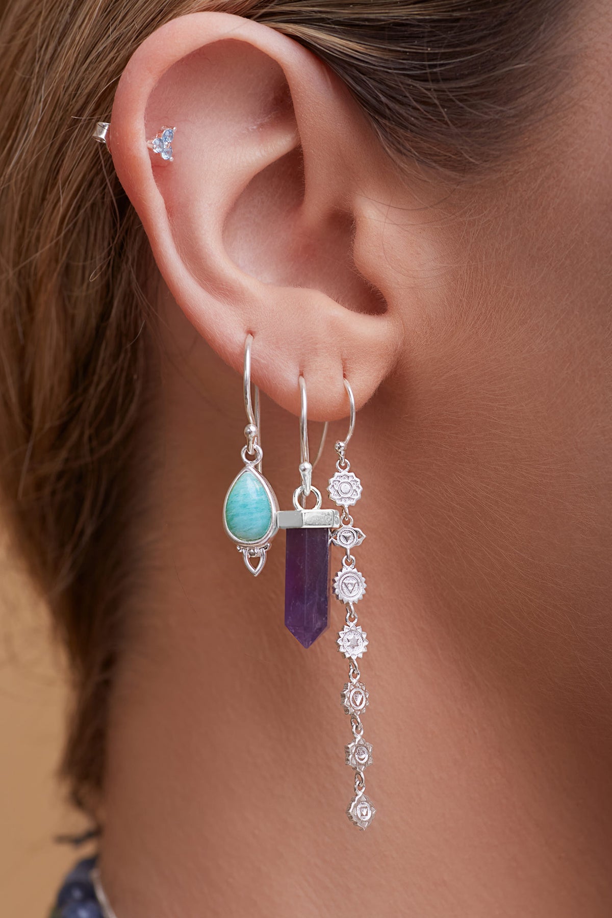 Seven Chakras Gift Set - Silver