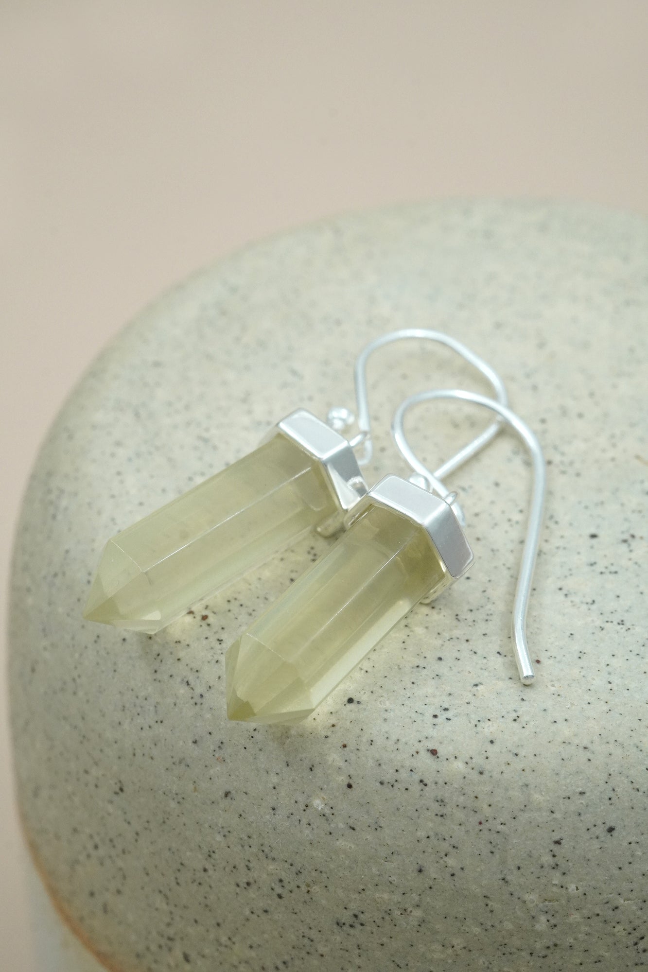 Citrine Inner Power Earrings – Silver