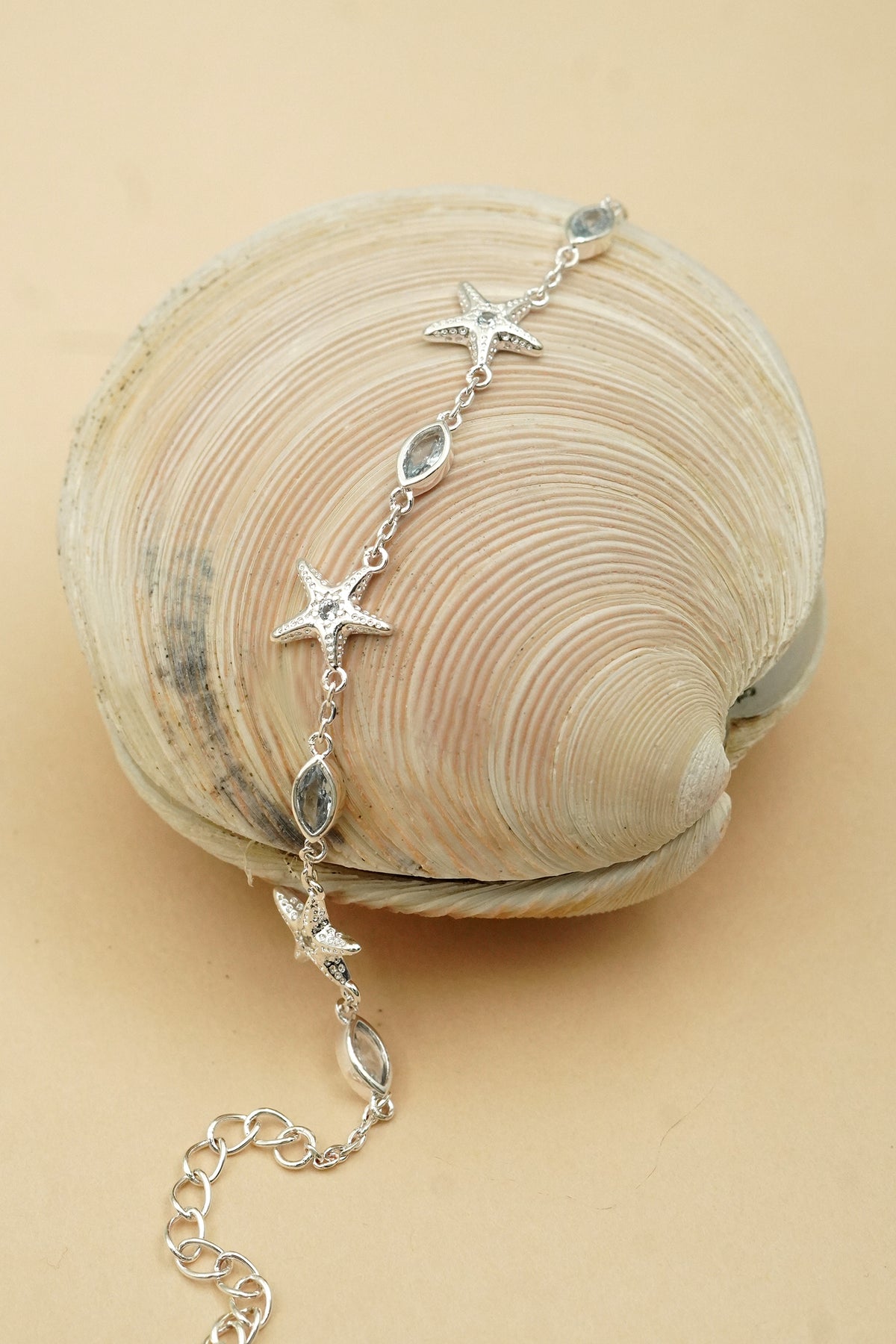 Silver Star of the Sea Bracelet
