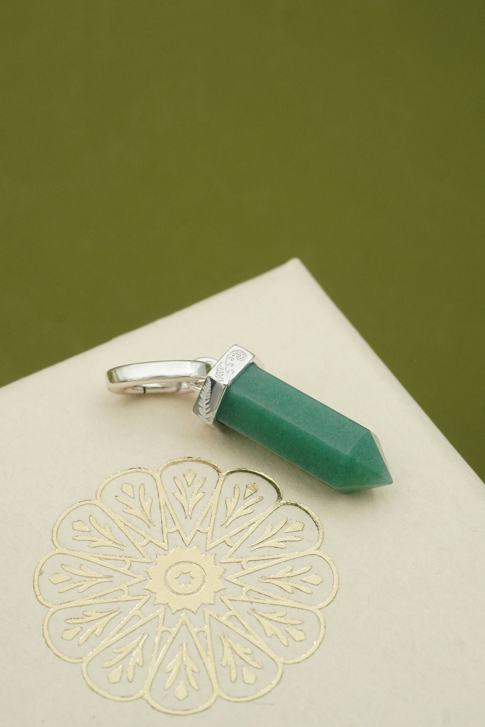 Strength Within Charm - Silver