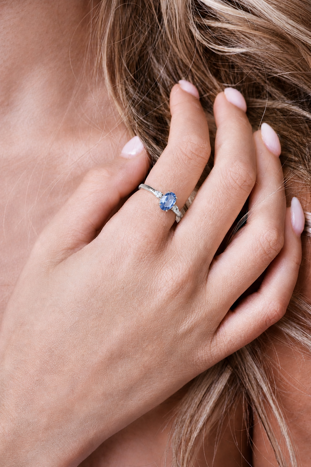 December Birthstone Ring - Silver