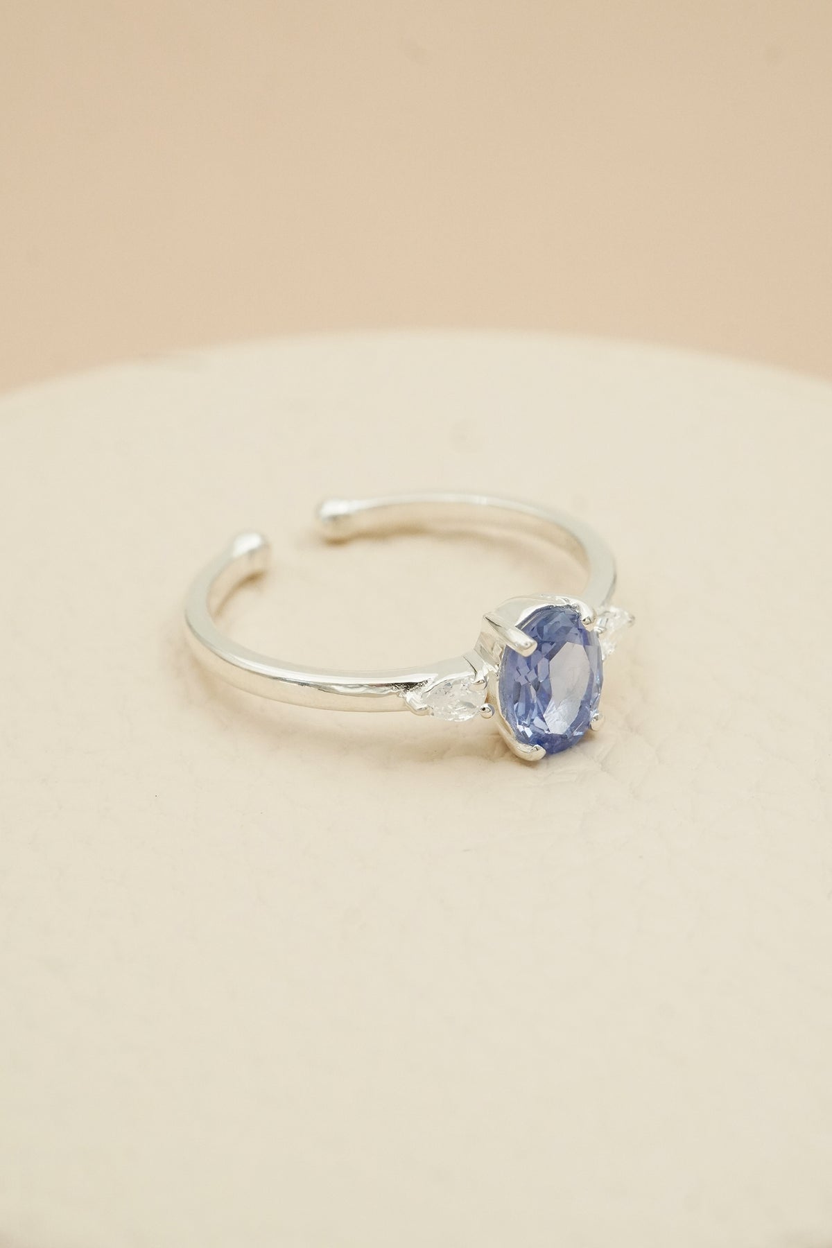 December Birthstone Ring - Silver