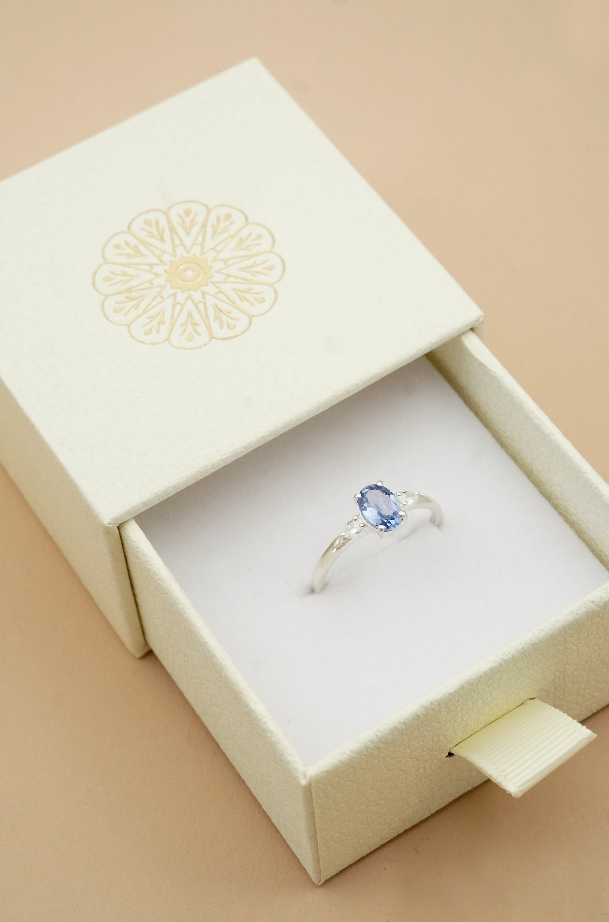 December Birthstone Ring - Silver