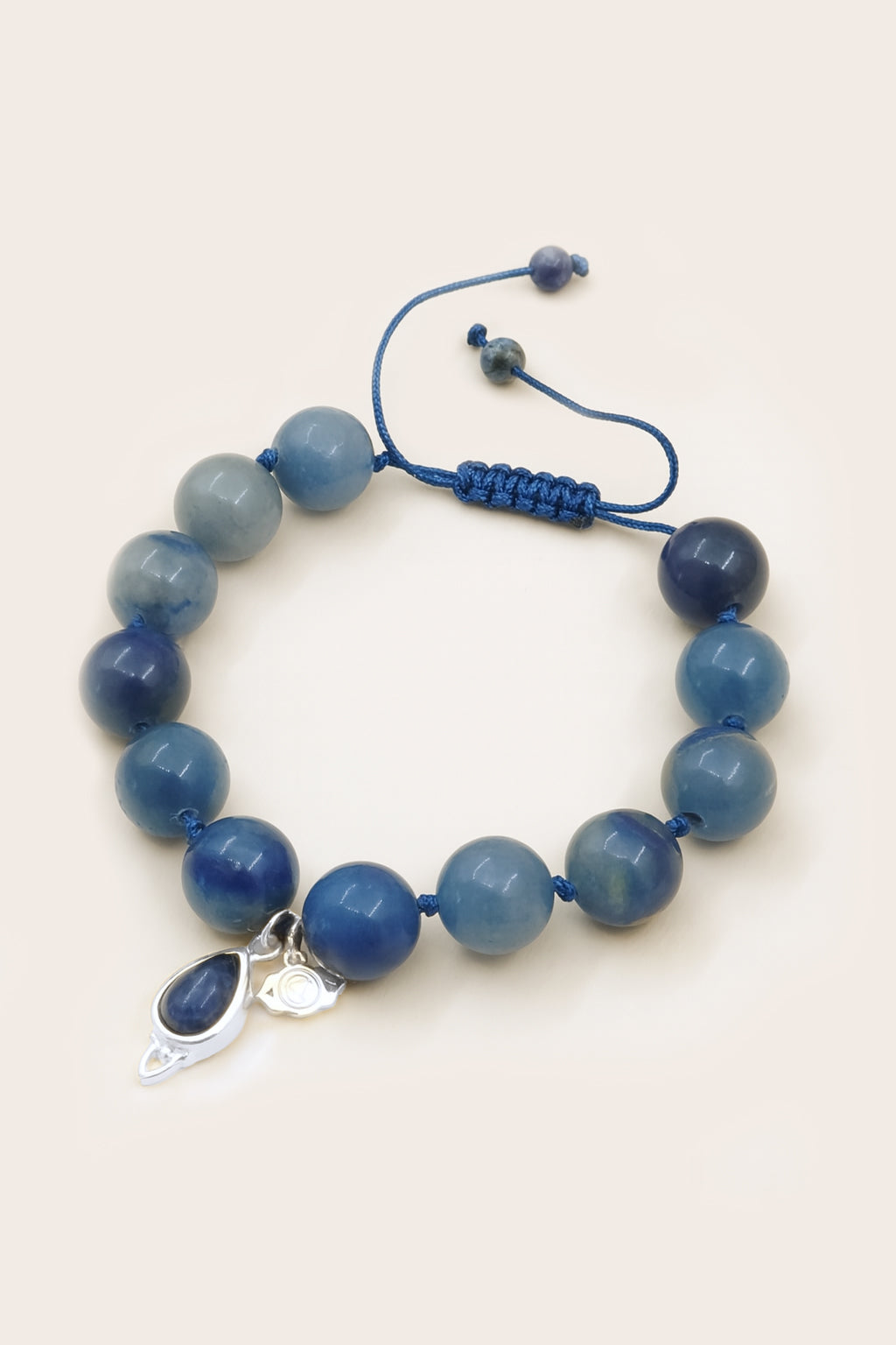 Third Eye Chakra Mala Bracelet - Silver