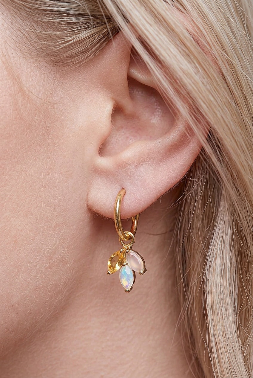 Garden Trio Hoops - Gold