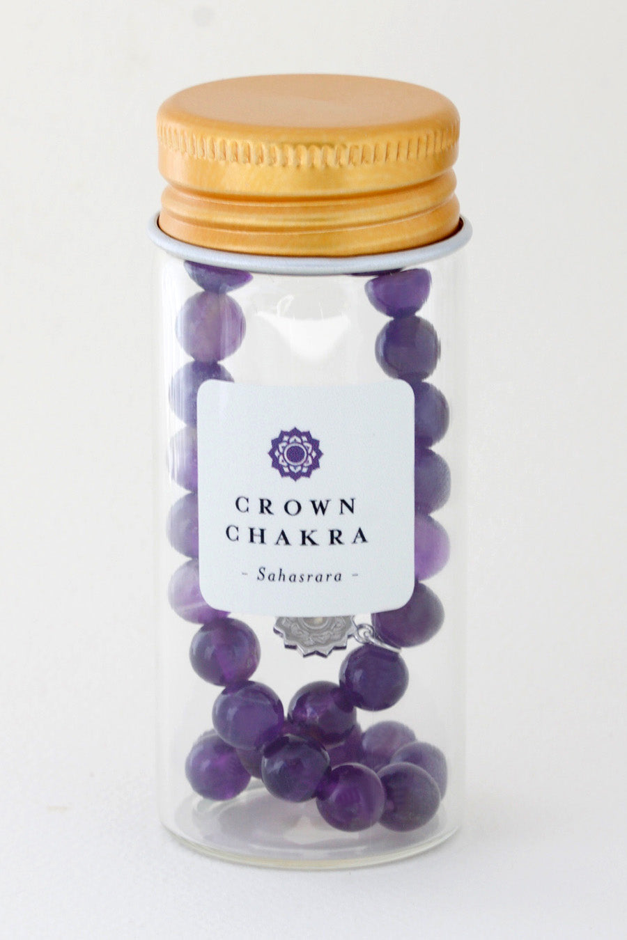 Crown Chakra Bracelet Silver