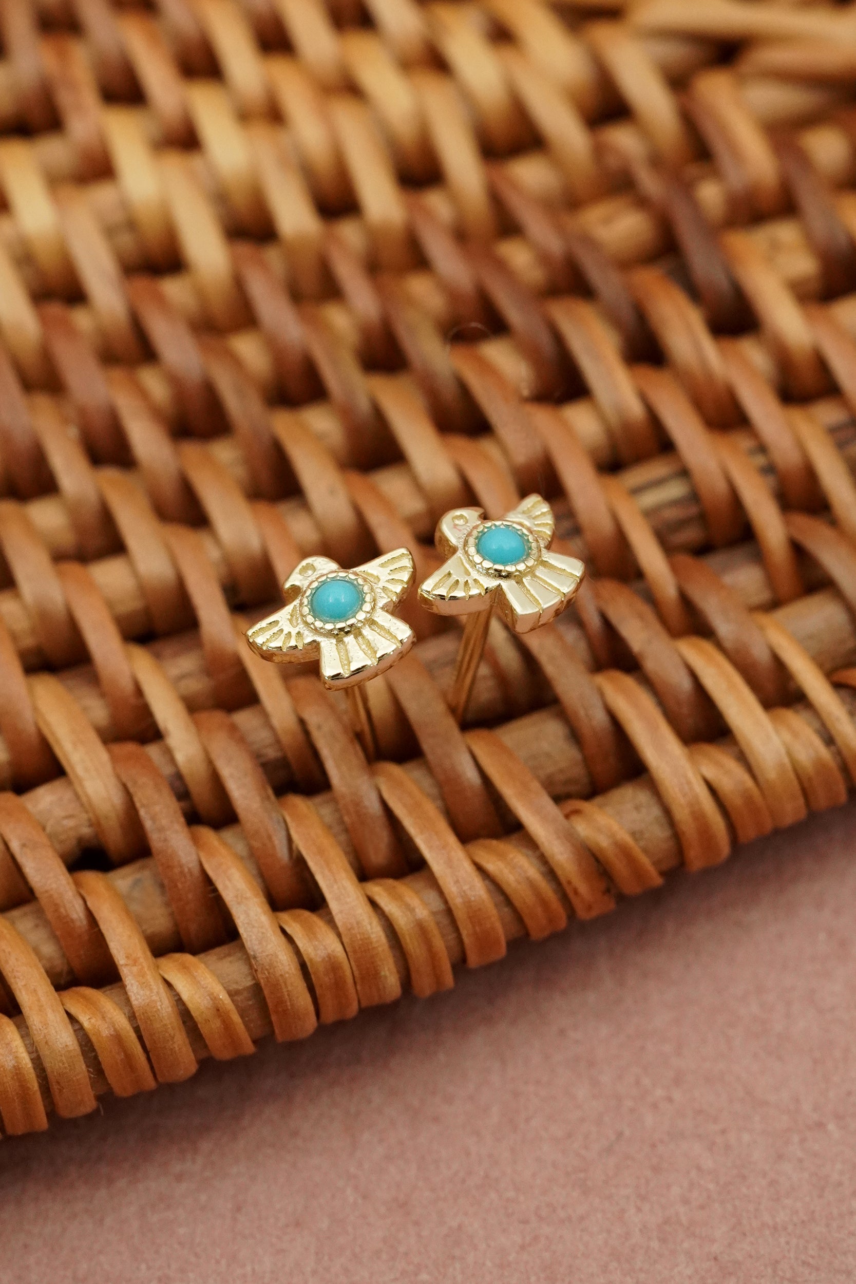 Thunderbird Studs - Gold
