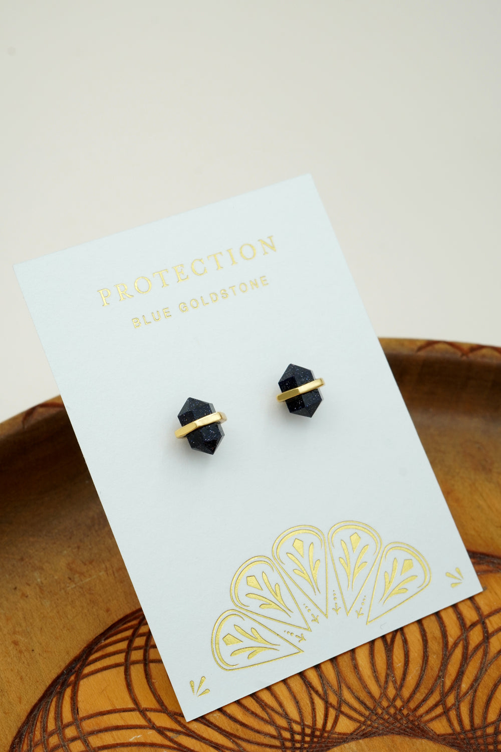 Protection Intention Studs - Gold