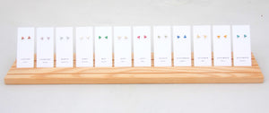 Silver Birthstone Studs - June/Pearl