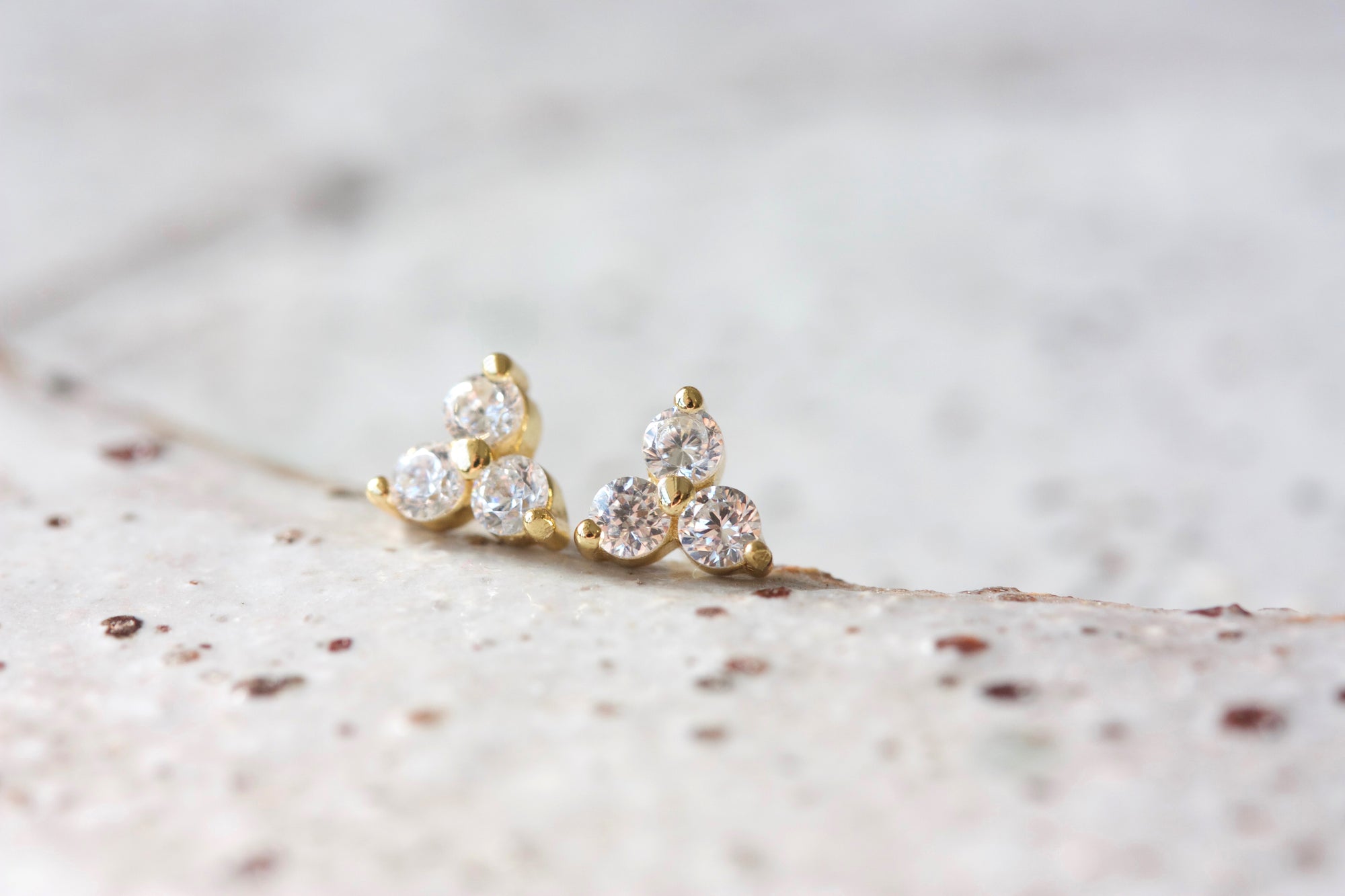 April Crystal Birthstone Stud earring Jewellery NZ