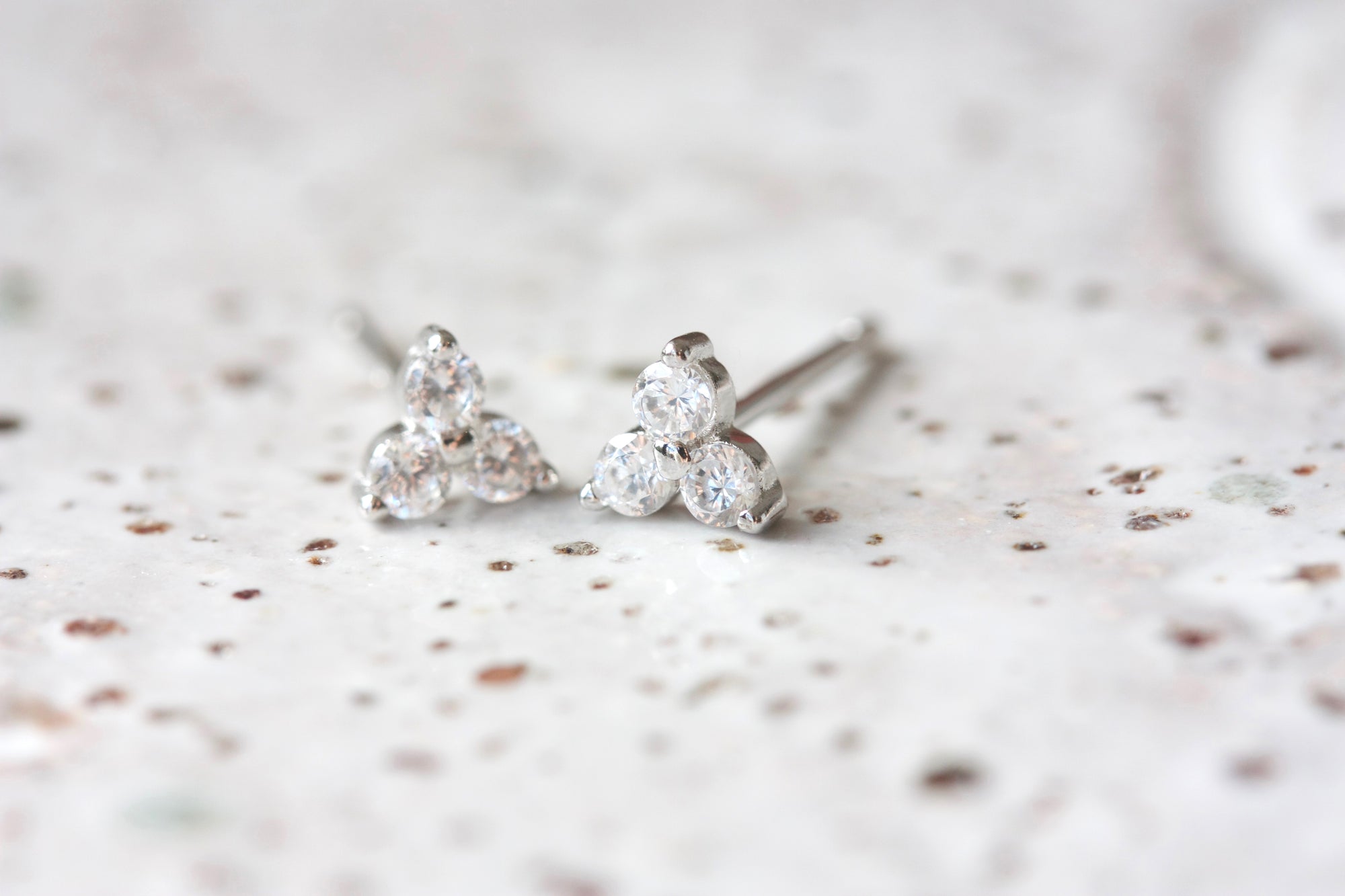 April Crystal Birthstone Stud earring Jewellery NZ
