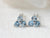 March Aquamarine Birthstone Earrings Gold NZ