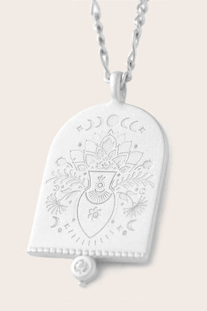 Aquarius Zodiac Star Sign Necklace in sterling silver NZ