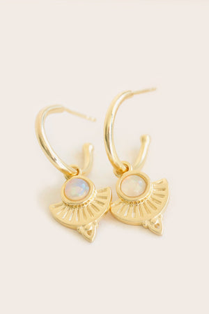 Be The Light Earrings - Gold