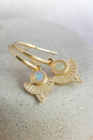 Be The Light Earrings - Gold