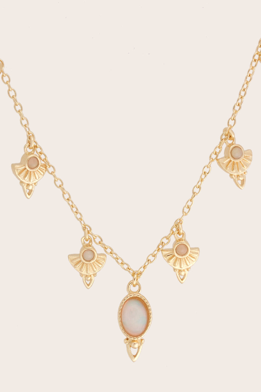 Be The Light Droplet Necklace - Gold