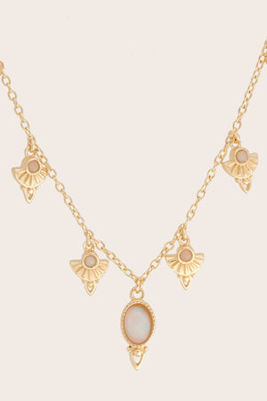 Be The Light Droplet Necklace - Gold
