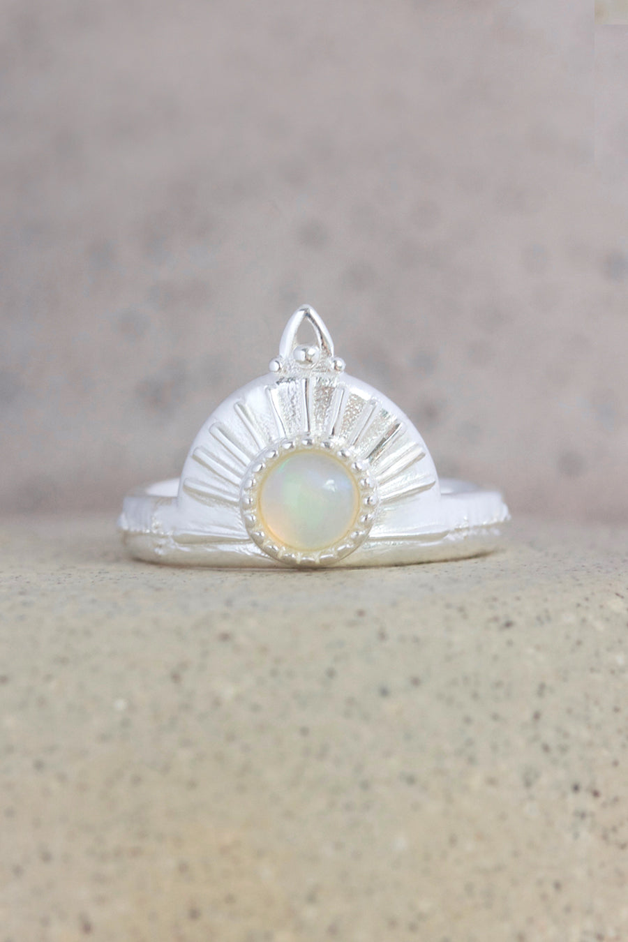 Be The Light Opal Ring - Silver