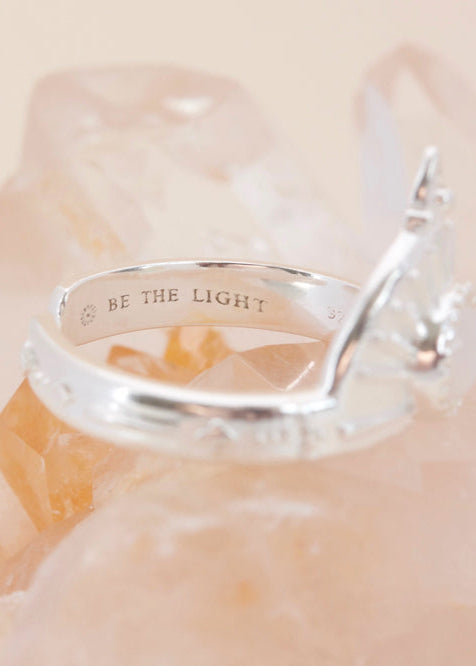 Be The Light Opal Ring - Silver