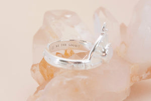 Be The Light Ring - Silver