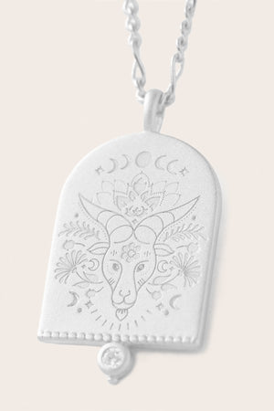 Capricorn Zodiac Star Sign Necklace Silver Jewellery NZ