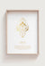 Capricorn Gold Zodiac Starsign Art Print