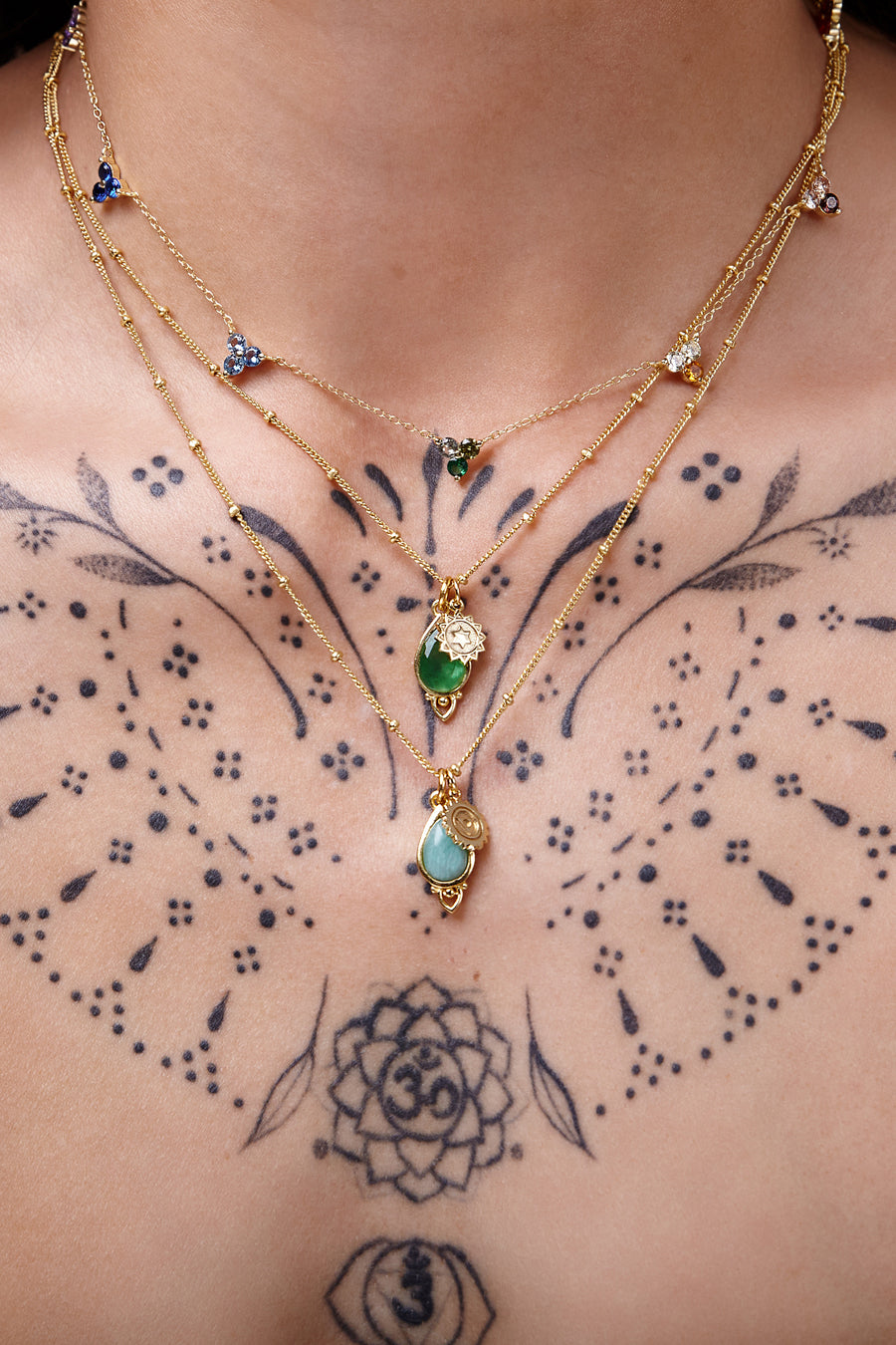 Sacral outlet chakra necklace