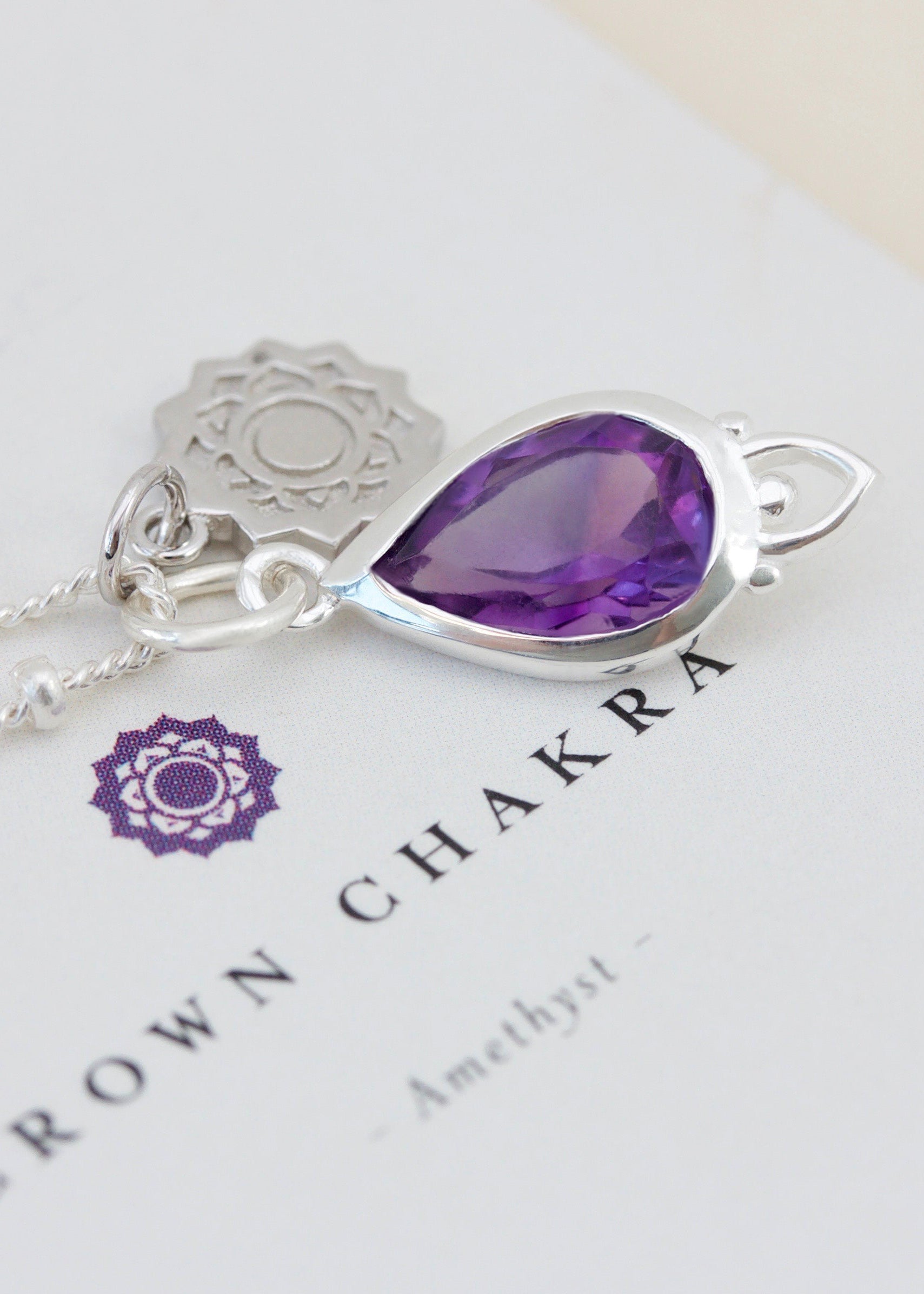 Crown Chakra Spiritual Gemstones Jewellery Mindfull NZ