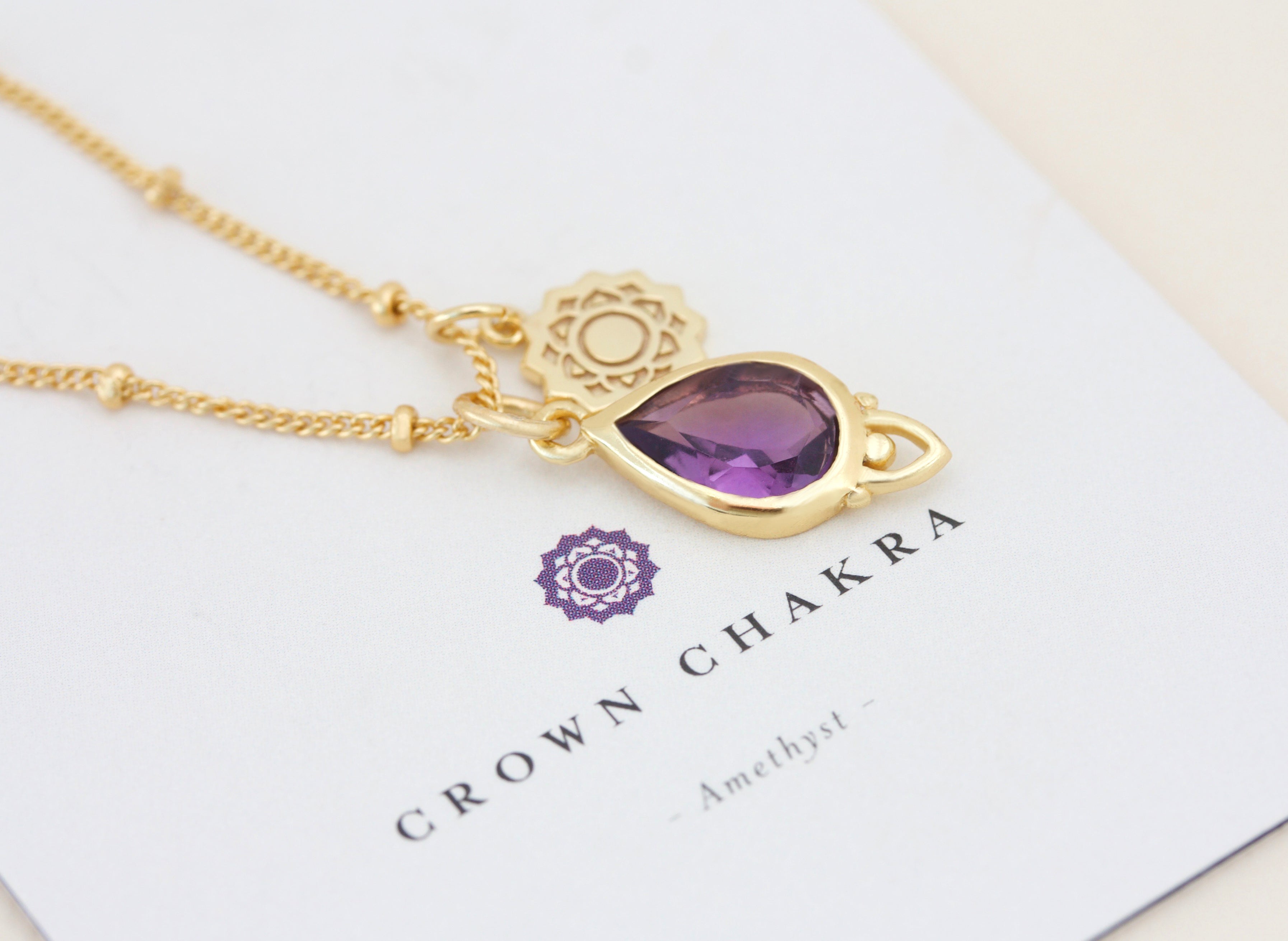 Crown Chakra Spiritual Gemstones Jewellery Mindfull NZ
