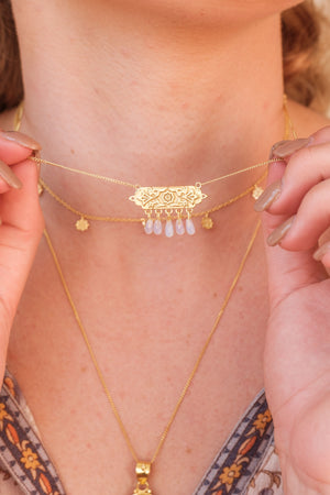 Desert Jewels Necklace - Gold
