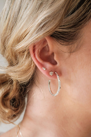Sahara Hoops - Silver