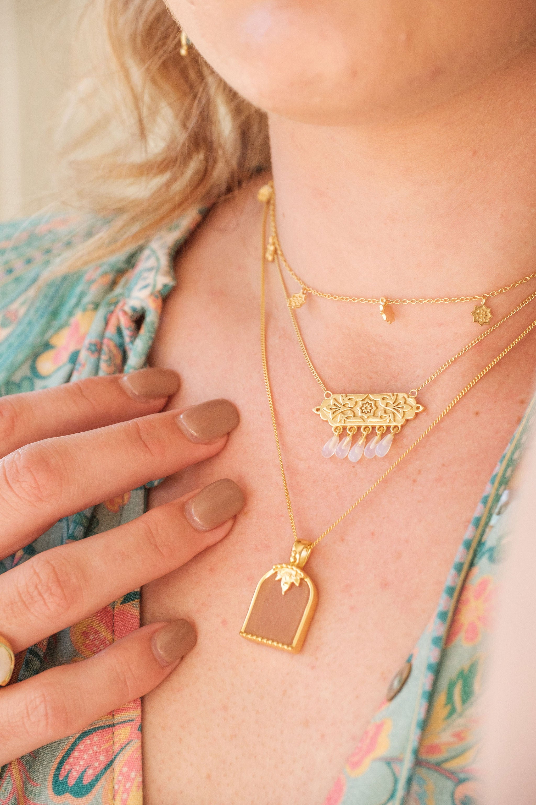 Desert Jewels Necklace - Gold