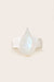 Moonstone Wildflower Ring - Silver