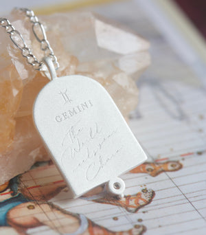 Capricorn Zodiac Star Sign Necklace Silver Jewellery NZ