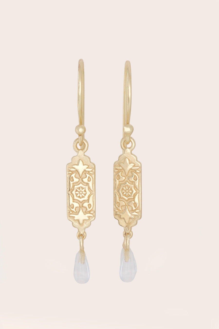 Gold Pretty Opal Bridesmaid Earrings