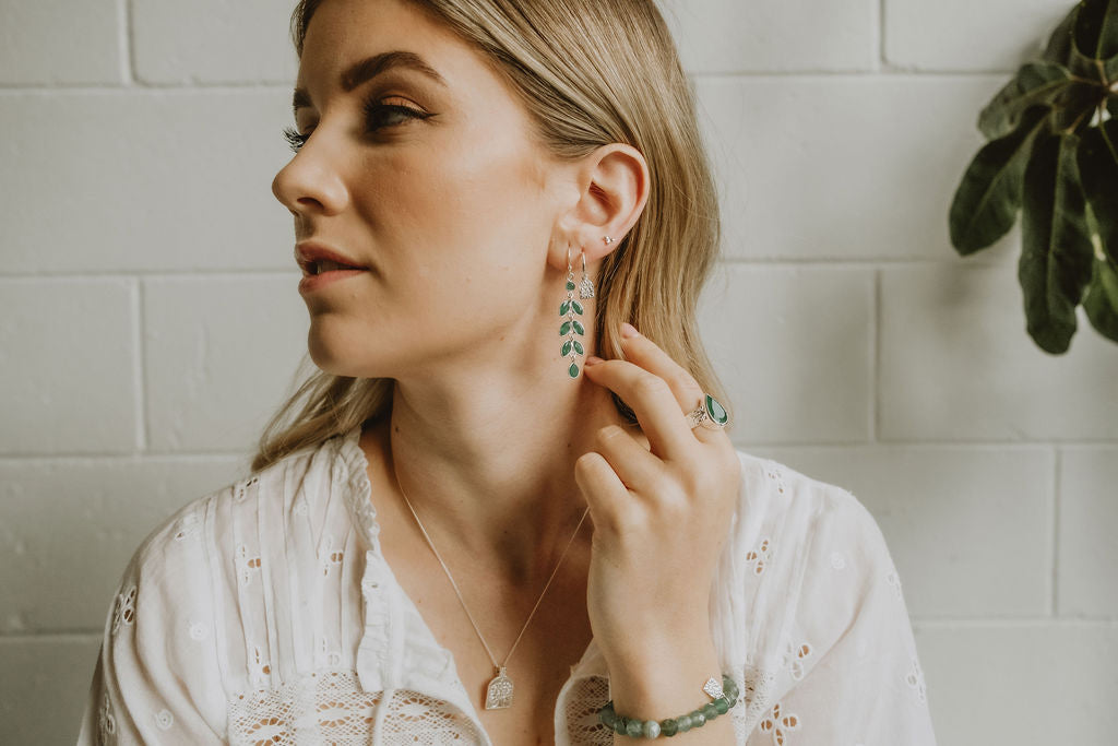 Grounded Necklace Gold Cloud Nine Jewels