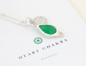 Heart Chakra Green Gemstone Crystal Spiritual Meditation Jewellery NZ