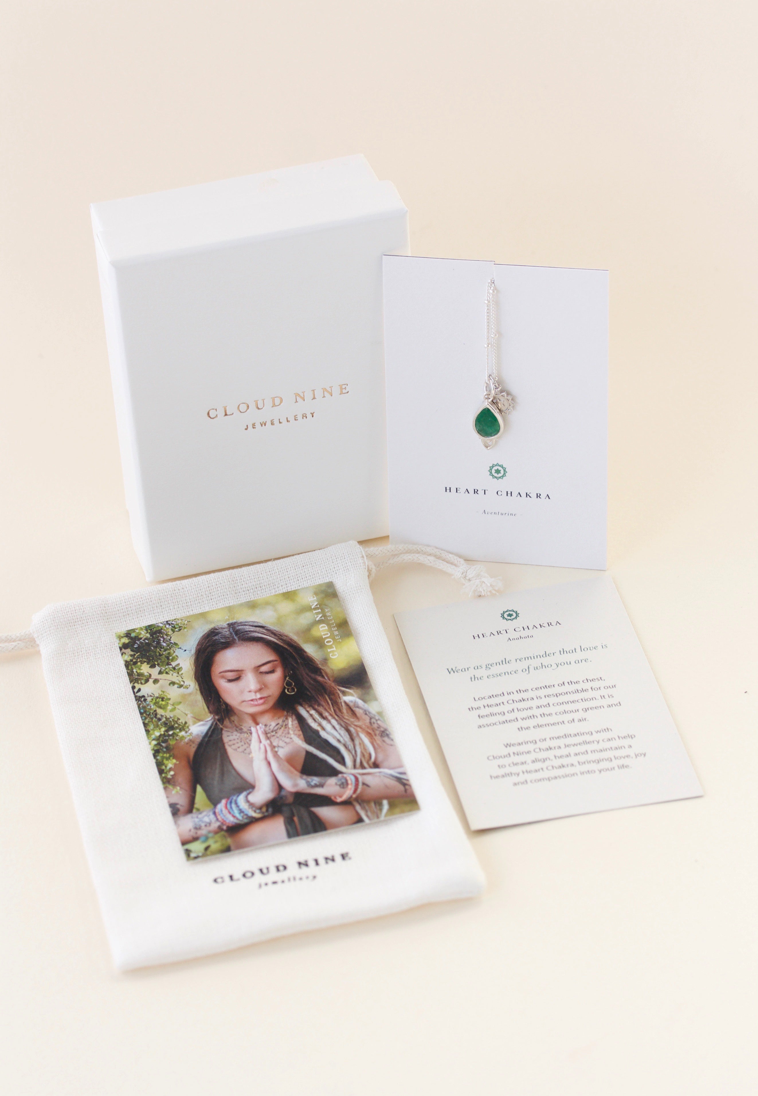 Heart Chakra Green Gemstone Crystal Spiritual Meditation Jewellery NZ