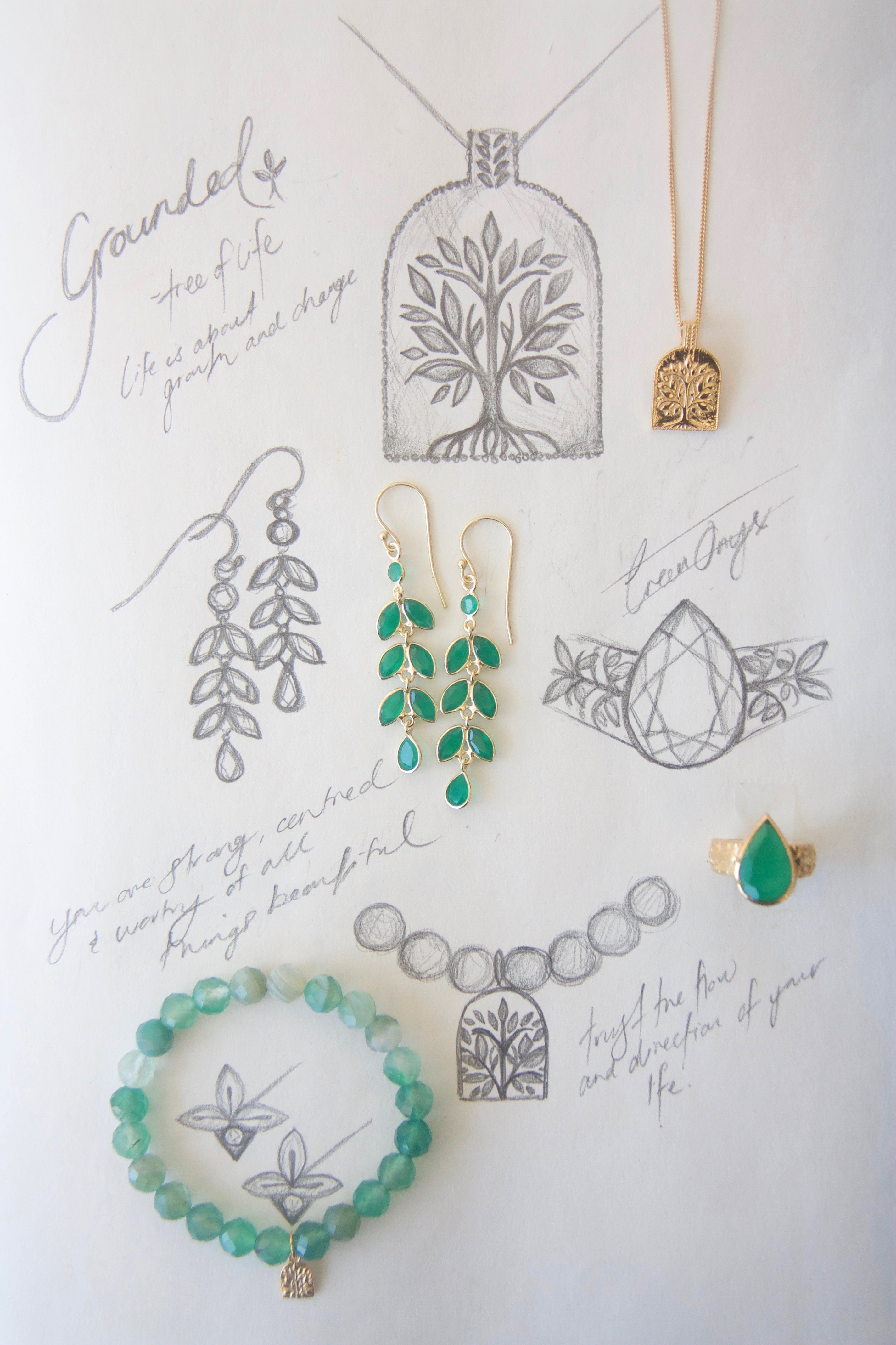 Lees Sketches for Cloud Nine Jewellery