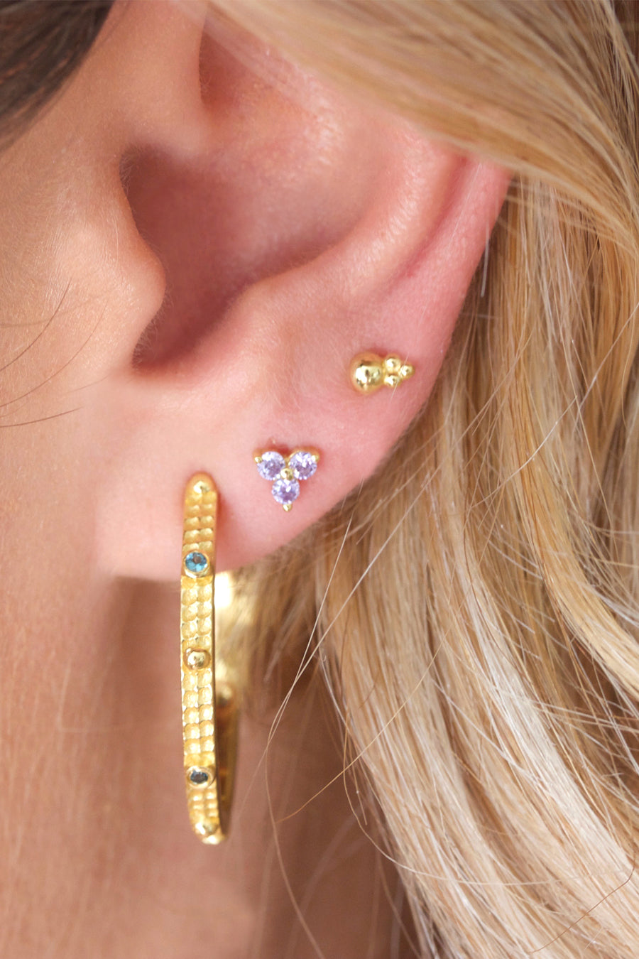 Large Gold Hoop Earrings