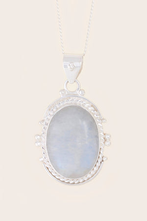 Marrakesh Moon Amulet - Silver