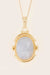 Rainbow Crystal Necklace in Gold for Gift