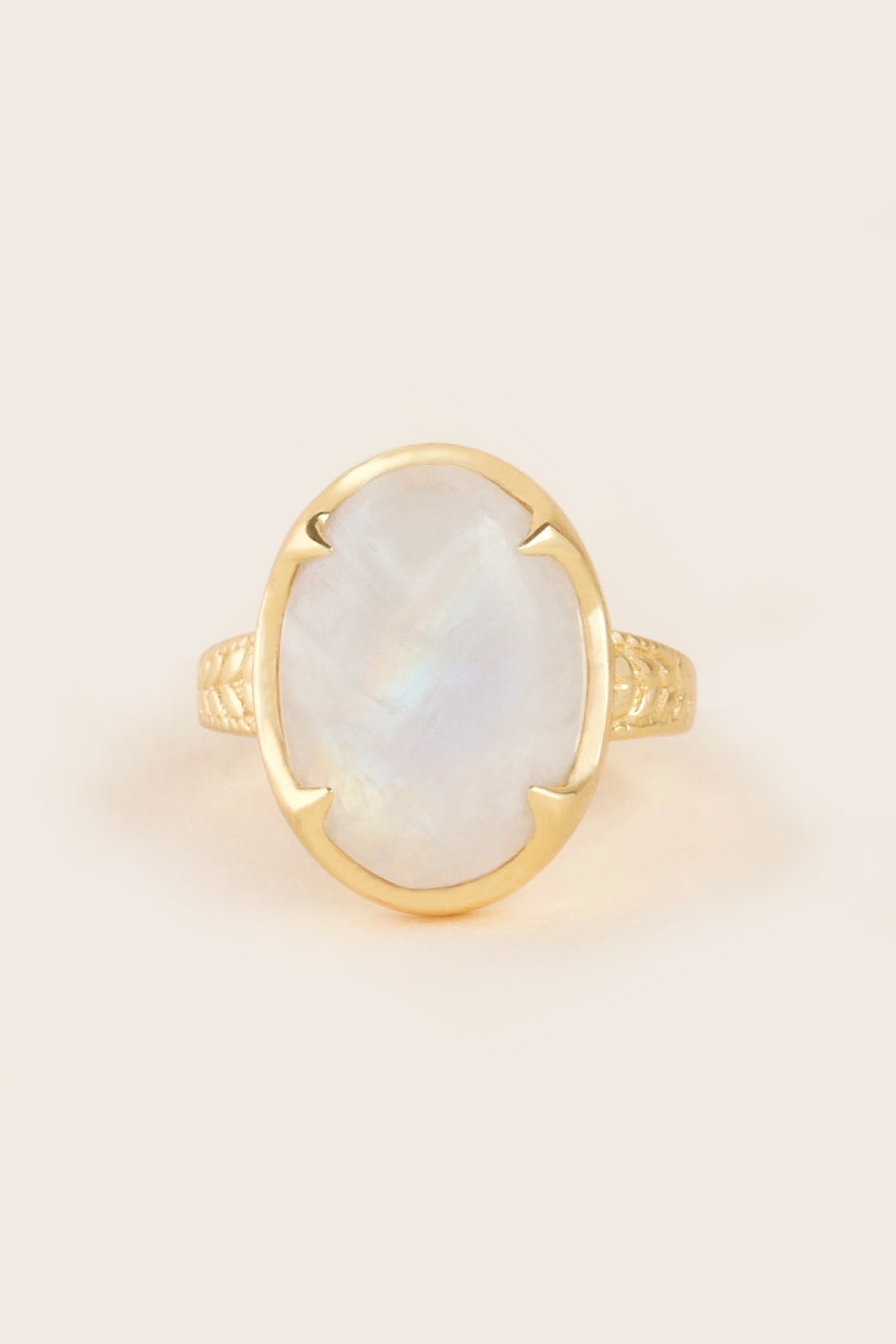 Gold statement ring healing crystals new zealand